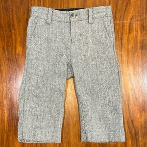Janie and Jack | Grey Wool Pants 6-12M